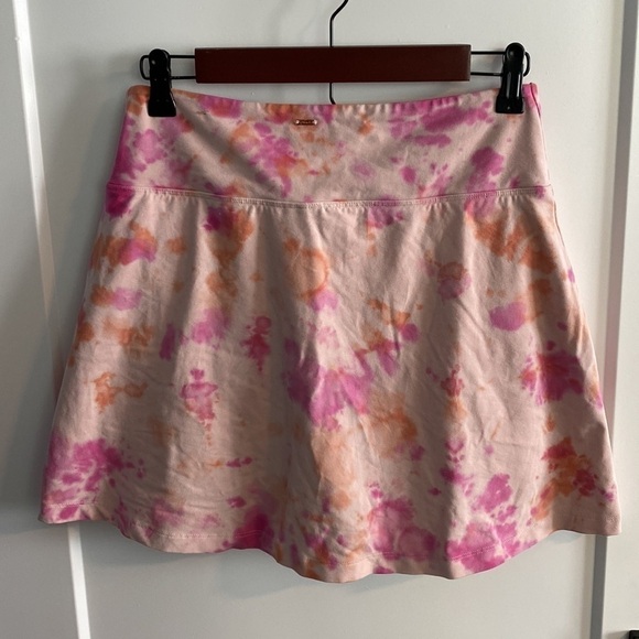 Pink Victoria's Secret Shorts Tie Dye High Waist V Crossover Skort - Picture 6 of 15